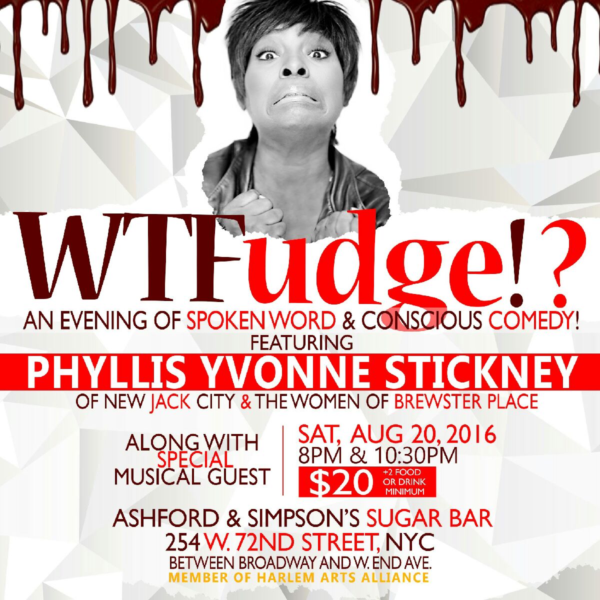 “WTFudge!?: An Evening of Spoken Word” Circa 2016